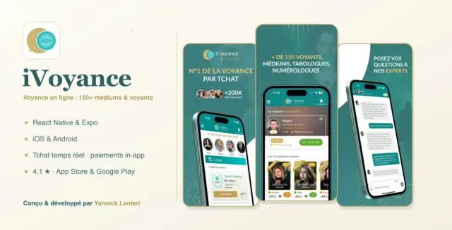 Interface de l’application iVoyance