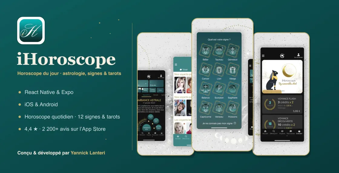 Interface de l’application iHoroscope